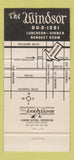 Matchbook Cover - Ben Dinsdale's Windsor Los Angeles CA WEAR 30 Strike