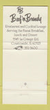 Matchbook Cover - Beef n Brandy Countryside IL 30 Strike