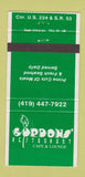 Matchbook Cover - Gordon's Restaurant Cafe Lounge 30 Strike