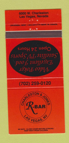 Matchbook Cover - R Bar Las Vegas NV 30 Strike
