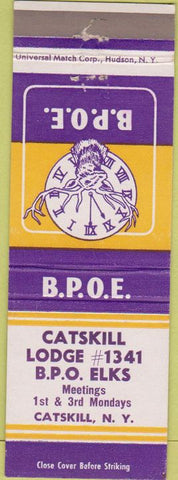 Matchbook Cover - Matchbook Cover Elks Club Catskill NY