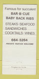 Matchbook Cover - Fireplace Inn Chicago IL 30 Strike