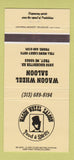 Matchbook Cover - Wagon Wheel Saloon Troy MI 30 Strike