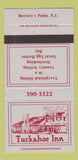 Matchbook Cover - Tuckahoe Inn Beesley's Point NJ 30 Strike