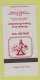 Matchbook Cover - Country Club Diner Restaurant Voorhees NJ 30 Strike