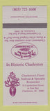 Matchbook Cover - Steam Room Oyster Bar Charleston SC 30 Strike