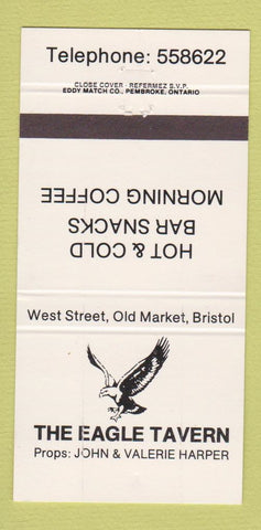 Matchbook Cover - Eagle Tavern Bristol 30 Strike