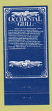 Matchbook Cover - Occidental Grill Washington DC 30 Strike