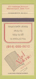 Matchbook Cover - Chef Antonio Restaurant Italian Mamaroneck NY 30 Strike