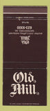 Matchbook Cover - Old Mill Restaurant Waterford MI 30 Strike