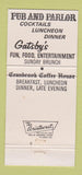 Matchbook Cover - Ted's Old Town Inn Bloomfield Hills MI 30 Strike