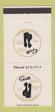 Matchbook Cover - Gatti Restaurant Miami Beach FL 1976 cats 30 Strike