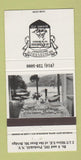 Matchbook Cover - Monteverde Restaurant Peekskill NY 30 Strike