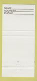 Matchbook Cover - Jrj's America Bar Edmonton AB 30 Strike