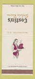 Matchbook Cover - Costin's Sirloin Room Washington DC 30 Strike