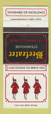 Matchbook Cover - Beefeater Steak Yeoman Calgary Red Deer Edmonton AB 30 Strike