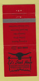 Matchbook Cover - Ed's Steak House Bedford PA 30 Strike