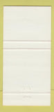 Matchbook Cover - Atlanta Restaurant Orangeville ON 30 Strike