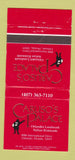 Matchbook Cover - Caruso's Place Orlando FL 30 Strike