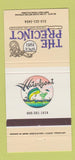 Matchbook Cover - The Precinct Waterfront Cincinnati OH Covington KY 30 Strike