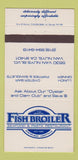 Matchbook Cover - Fish Broiler Seafood Van Nuys CA 30 Strike