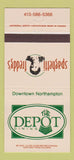 Matchbook Cover - Depot Spaghetti Freddy's Restaurant Northampton ON 30 Strike