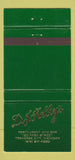 Matchbook Cover - DJ Kelly's Restaurant Traverse City MI 30 Strike