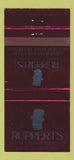 Matchbook Cover - Ruppert's Restaurant New York City Riverdale NJ 30 Strike