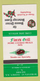 Matchbook Cover - Flora's Grill Sydney NS Bonnie Prince Room 30 Strike