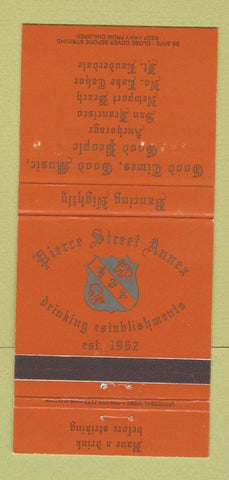 Matchbook Cover - Pierre Street Annex Anchorage San Francisco  30 Strike
