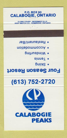 Matchbook Cover - Calabogie Peaks Resort ON 30 Strike