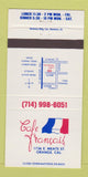Matchbook Cover - Cafe Francois Orange CA 30 Strike