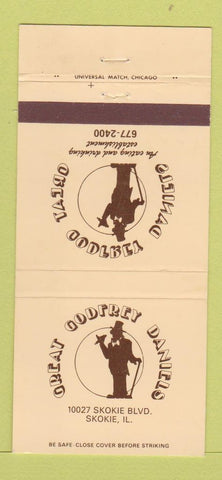 Matchbook Cover - Great Godfrey Daniels Skokie IL 30 Strike