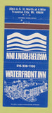 Matchbook Cover - Waterfront Inn Traverse City MI 30 Strike