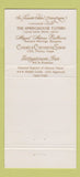 Matchbook Cover - Dobbin House Tavern Gettysburg PA 30 Strike