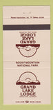 Matchbook Cover - Grand Lake Lodge Colorado 30 Strike