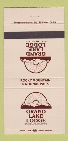 Matchbook Cover - Grand Lake Lodge Colorado 30 Strike