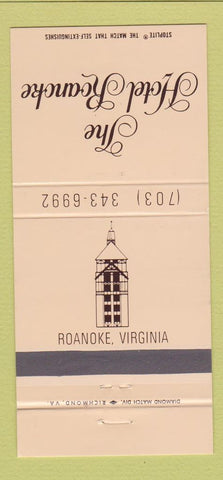 Matchbook Cover - Hotel Roanoke VA 30 Strike