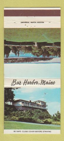 Matchbook Cover - Bar Harbor ME Wonder View Motor Lodge 30 Strike