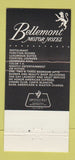 Matchbook Cover - Bellemont Motor Hotel Baton Rouge LA #2 BLACK 30 Strike