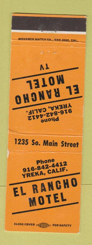 Matchbook Cover - El Rancho Motel Yreka CA