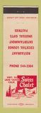 Matchbook Cover - Swiss Chalet Lake Tahoe CA