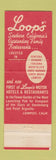 Matchbook Cover - Loop's Motor Hotel Restaurant Lompoc CA