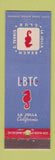 Matchbook Cover - La Jolla Beach Tennis Club CA seahorse