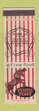 Matchbook Cover - Plush Pony Redondo Beach CA