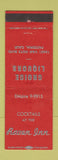 Matchbook Cover - Raven Inn Pacoima CA