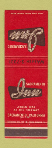 Matchbook Cover - Sacramento Inn CA