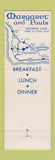 Matchbook Cover - Margaret and Pauls Solvang CA Danish restaurant