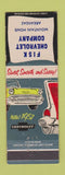 Matchbook Cover - 1957 Chevrolet Fisk Mountain Home AR