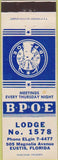 Matchbook Cover - Matchbook Cover Elks Club Eustis FL